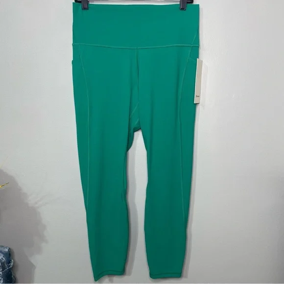 Lululemon Align High Rise Pants Leggings with Pockets Kelly Green 12 14 Nwt - Picture 4 of 9